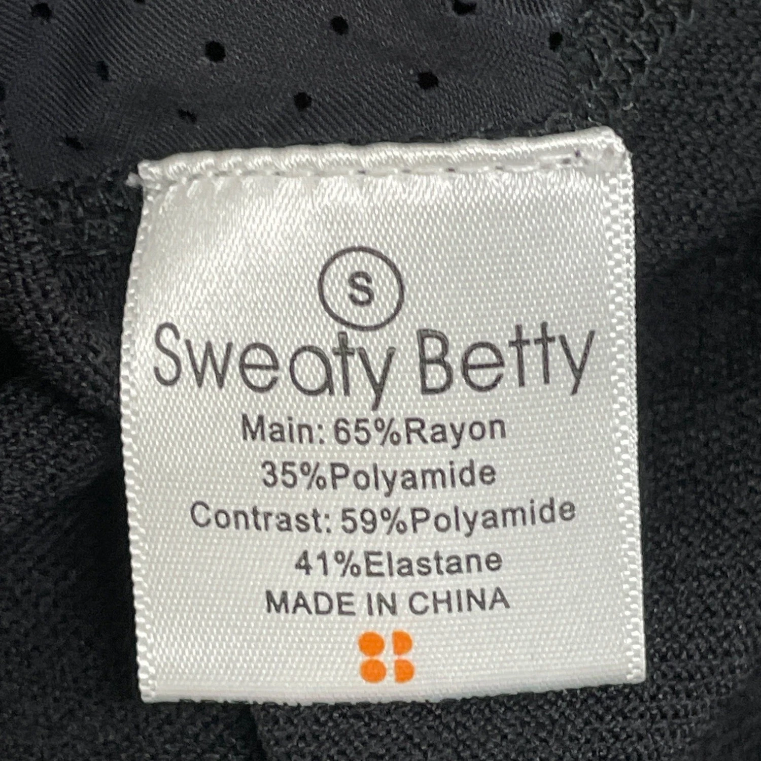 sweaty-betty long sleeve crew neck mesh panels shirt