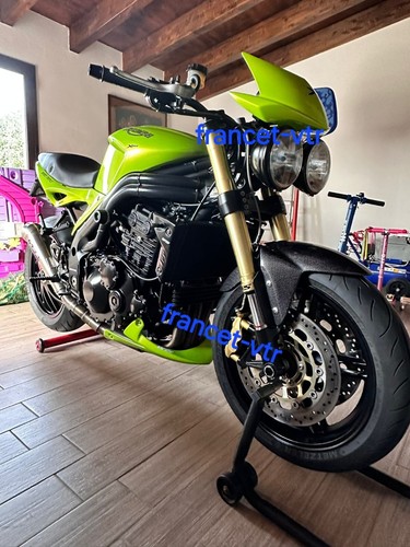 puntale speed triple triumph 05/10 NUOVO da verniciare spoiler fiberglass - Foto 5 di 7