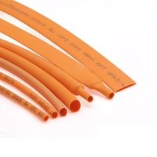 Orange Heat Shrink Tubing 1mm - 50mm Cable Heatshrink Sleeving Car 2:1 Ratio