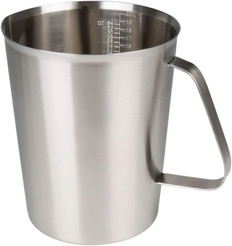 Measuring Cup, Stainless Steel Measuring Cups (64OZ/2 Liter- 8 Cup), Heavy-Duty
Opens in a new windo