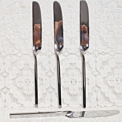 Villeroy & Boch New Wave Cuchillos de Cena 9 1/4" 18/10 Acero Inoxidable Nuevo Juego 4 - Imagen 3 de 8