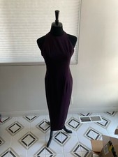 Ann Taylor Women's Cross Back Maxi Dress, Purple, 2