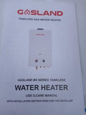 GASLAND BS158 Tankless Water Heater Outdoors 1.58GPM Portable Propane Off  Grid | eBay