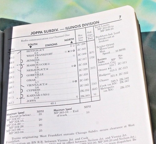 Missouri Pacific MO PAC RR Railroad Company Timetable No. 22 - May 27, 1984 - Picture 3 of 3