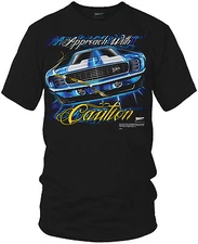 Wicked Metal Camaro gear - Approach with Caution - 1969 Camaro Z28 camaro tee sh