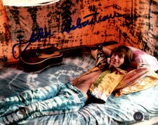 JOHN SEBASTIAN SIGNED 8x10 PHOTO THE LOVIN SPOONFUL WOODSTOCK LEGEND BECKETT BAS