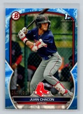 2023 Bowman #BP-105 - Juan Chacon 1st Bowman - Red Sox - Blue 90/125