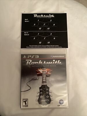 ROCKSMITH PS3 PlayStation 3 2011 - Game Only free ship