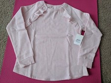 Tucker Tate Ruffle Fleece Sweatshirt for Big Girl size L 10/12 