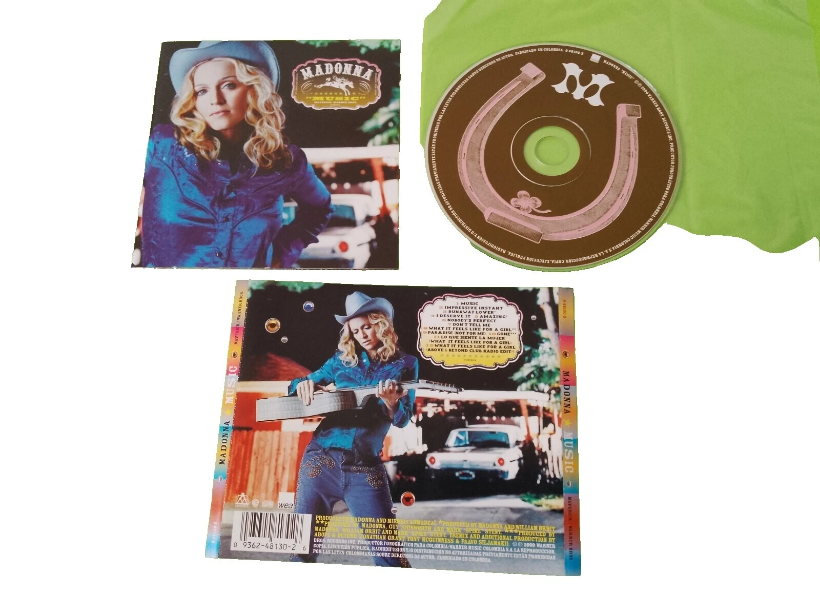 Los CD de música rock britpop