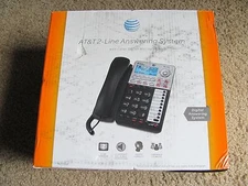 New AT&T ML17939 2-Line Corded Telephone w/ Digital Answering System & Caller ID