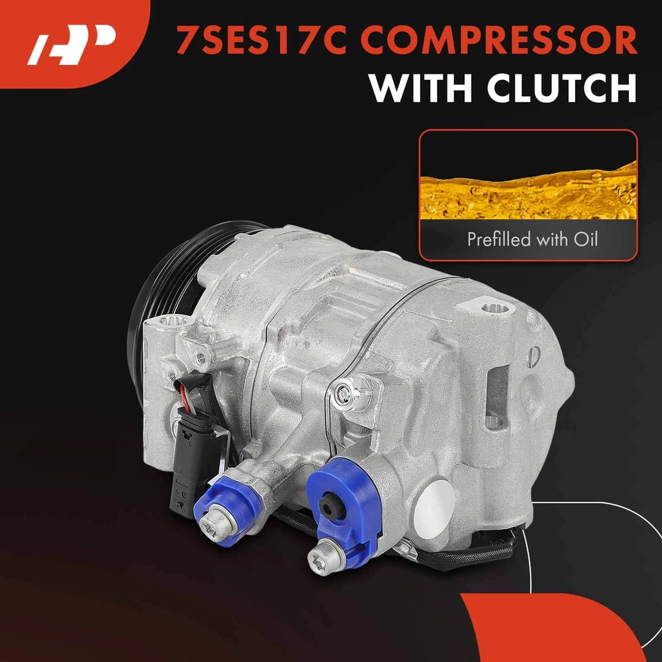 空调压缩机适用于梅赛德斯-奔驰 w205 C300 C43 AMG 2017 E63 AMG S 2021 S63 AMG — 第 3/4 张图片