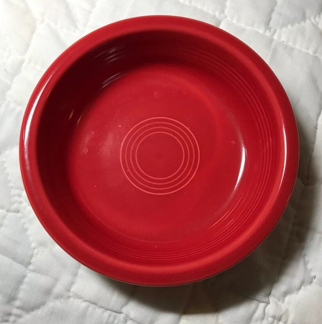 Fiestaware Scarlet Red Fiesta Cereal Bowl (1) Pottery Dinnerware eBay