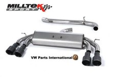 For Audi S3 8V Quattro 2.0TFSI Milltek Non Res Non Valved CatBack Race x4 Rou...
