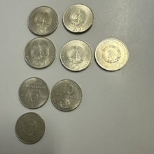DDR, 5 x 20 Mark, 1971 bis 1975 + 2 X 10 Mark + 1 X 5 Mark