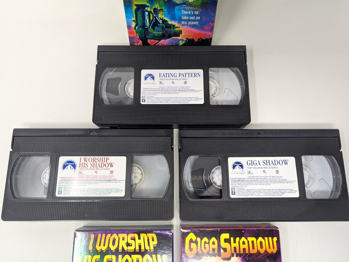 LEXX VHS Lot: Giga Shadow / Eating Pattern / I Worship His Shadow