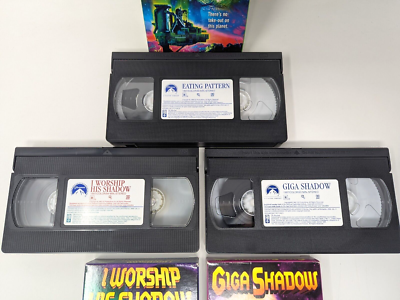 LEXX VHS Lot: Giga Shadow / Eating Pattern / I Worship His Shadow