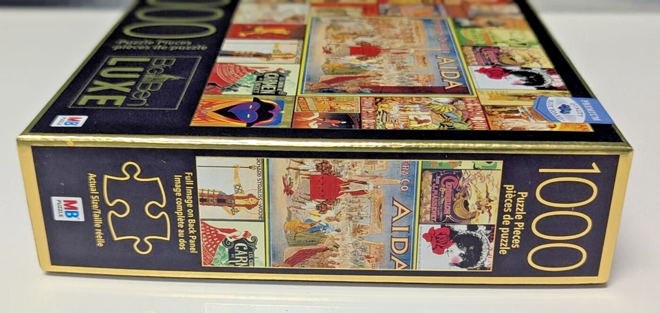 Big Ben Luxe Puzzle Vintage Pósters de Ópera 1000 Piezas Completo MB Foto 4 de 4