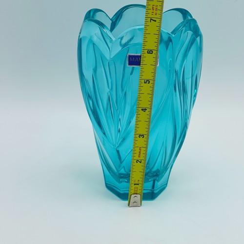 Marquis Waterford Sweet Memories Vase Turquoise 6.5 inch Germany 40010563 - Picture 5 of 6