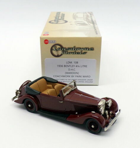 1936 Bentley 4.25 Ltr FHC by Barker (Lansdowne Models) 01 - Albums des