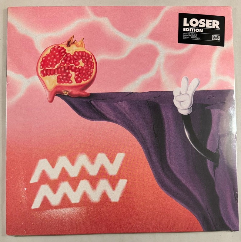 MAN MAN – CARROT ON STRINGS - LTD ED LOSER FIRST PRESSING COLORED VINYL LP - A2
