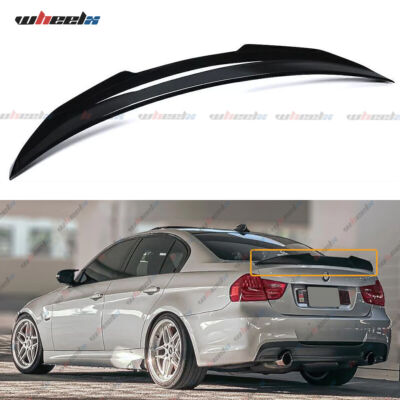 HIGHKICK PSM STYLE TRUNK SPOILER WING FOR 2006-11 BMW E90 328I 335I 3 SERIES 4DR
