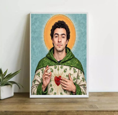 Saint Luigi featuring Heart Symbol Poster