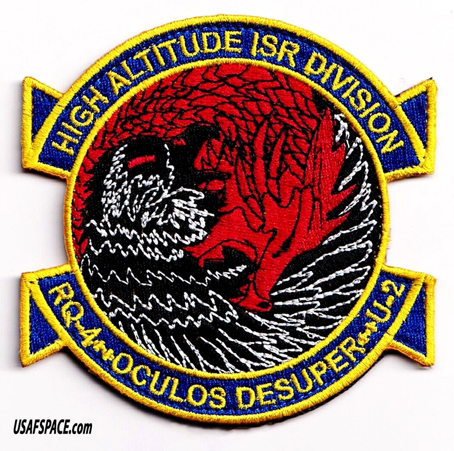 USAF HIGH ALTITUDE ISR DIVISION- RQ-4 GLOBAL HAWK-U-2 DRAGON LADY- DOD VEL PATCH