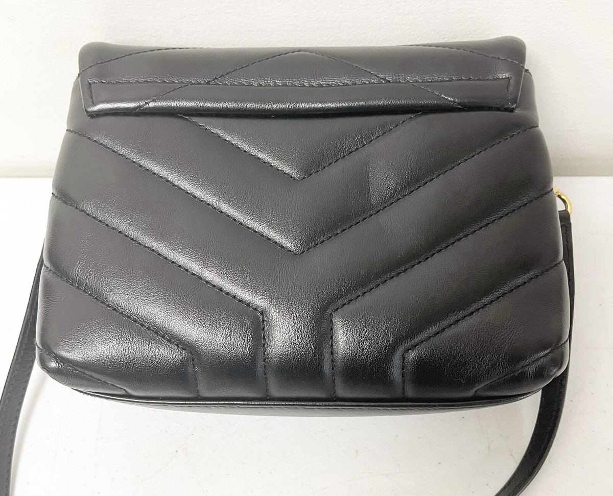 2022 Saint Laurent Black Mini Bag Mono Avec Removable w/ Box