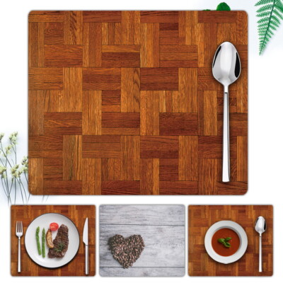1 Stück PU Leder Tischsets Esstisch Matten Abendessen Zuhause Küche Platzset UK