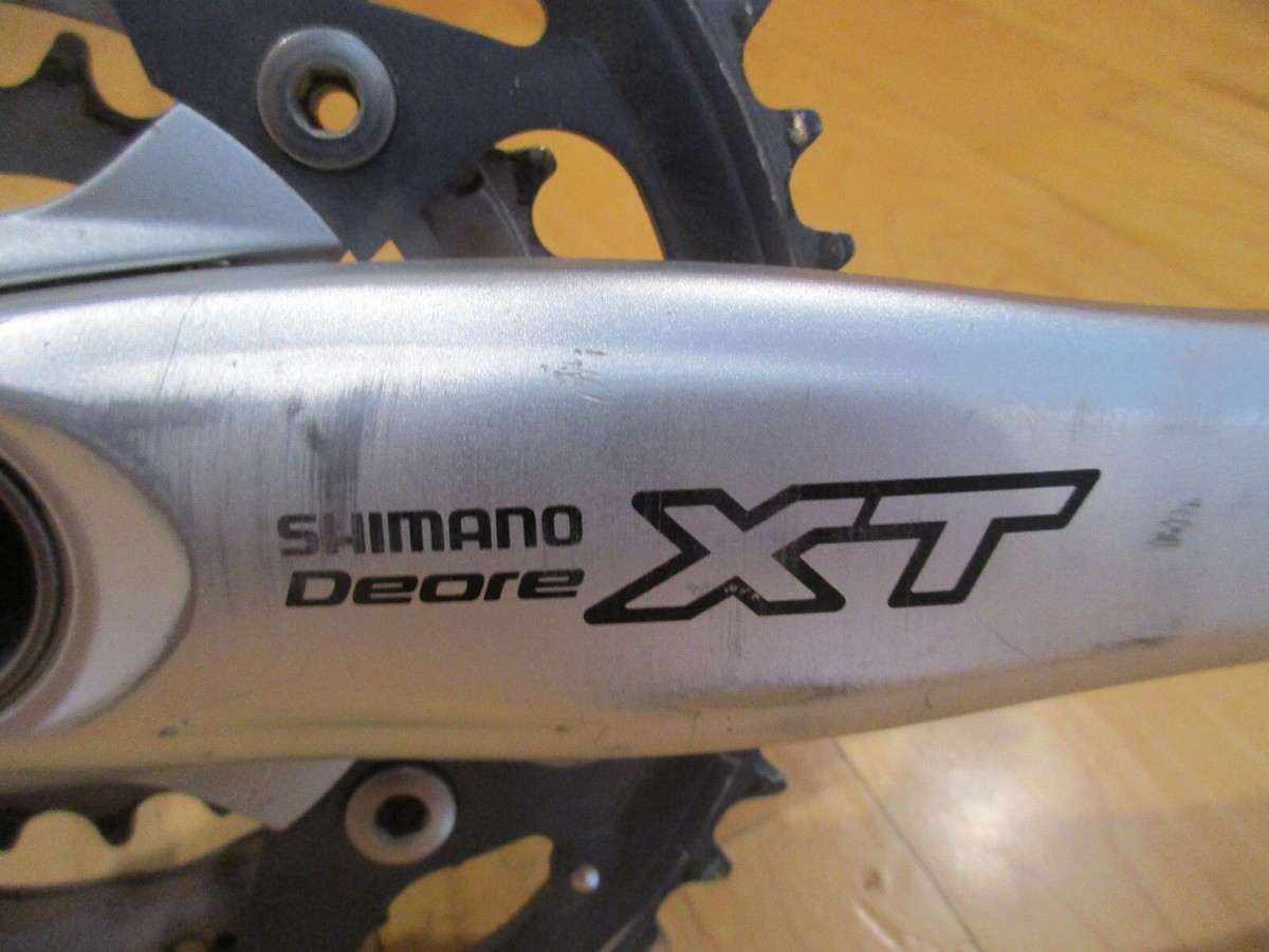 レア　mtb にSHIMANO Deore XT クランク　fc-m760 シマノ DEORE XT クランク FC-M760バッシュガードタイプ - メルカリ