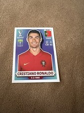 2022 Panini FIFA World Cup Qatar Sticker Cristiano Ronaldo POR18 Portugal