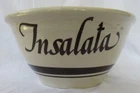 VINTAGE MCCOY POTTERY OVEN WARE "INSALATA" MIXING BOWL