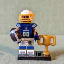 Los Angeles Chargers Football Building Block Mini Figure