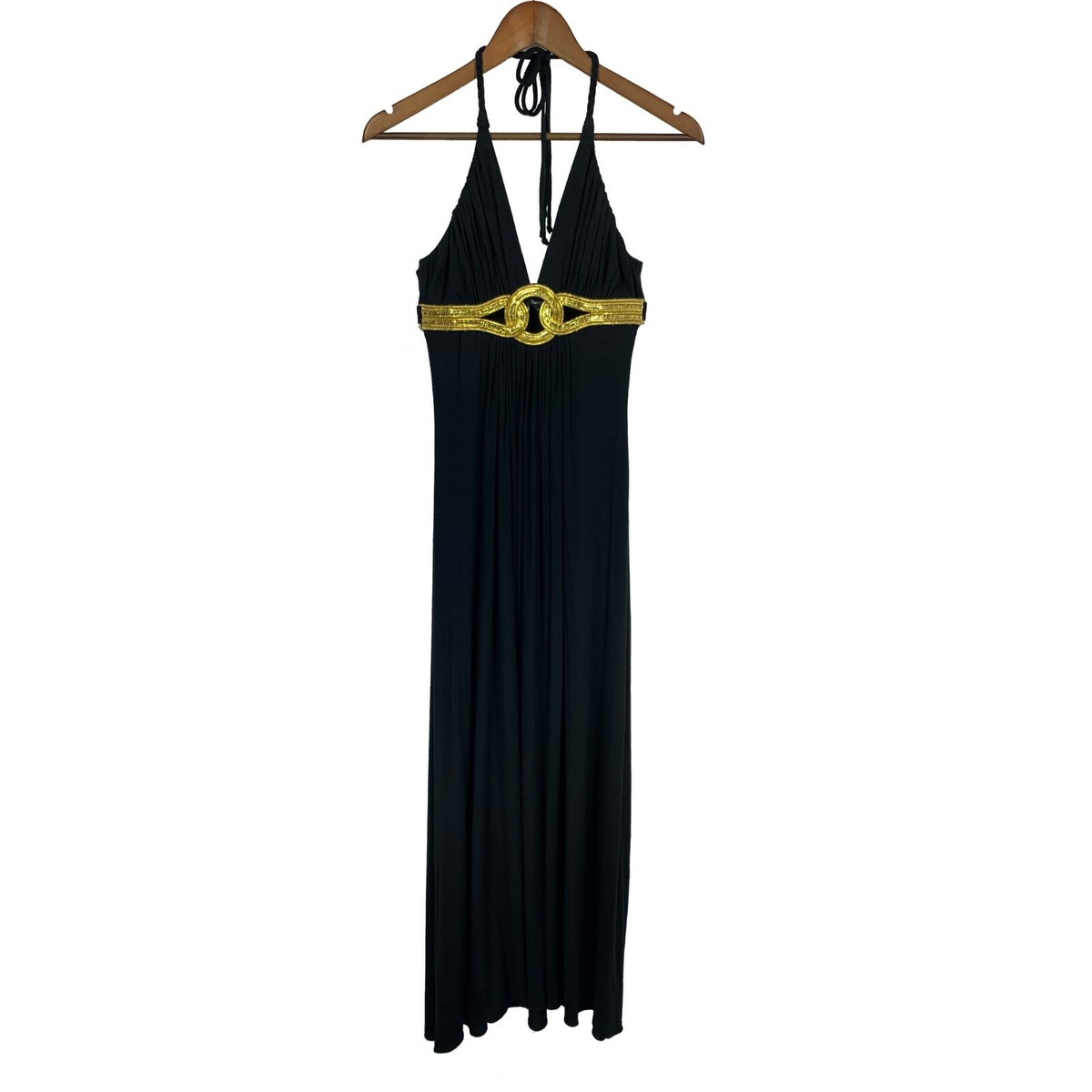 green emerald velvet dress Satin Deep V Neck Strapless Maxi Dress With Gold Belt – RAISA VANESSA INT main image 1