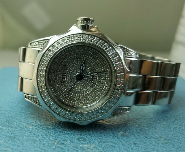 Invicta Ladies Diamond Stainless Steel Watch. eBay