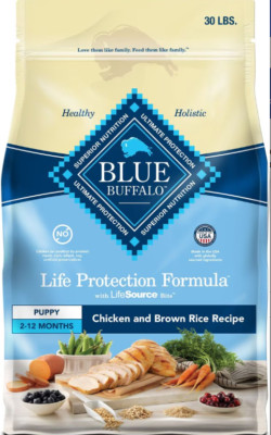 Blue Buffalo Life Protection Formula Natural Puppy Chicken & Rice Dog Food 30 lb