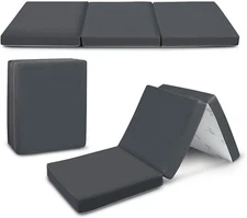 Cozzzi Folding Mattress Twin Size Trifold Foam Topper Portable Sleeping Mat