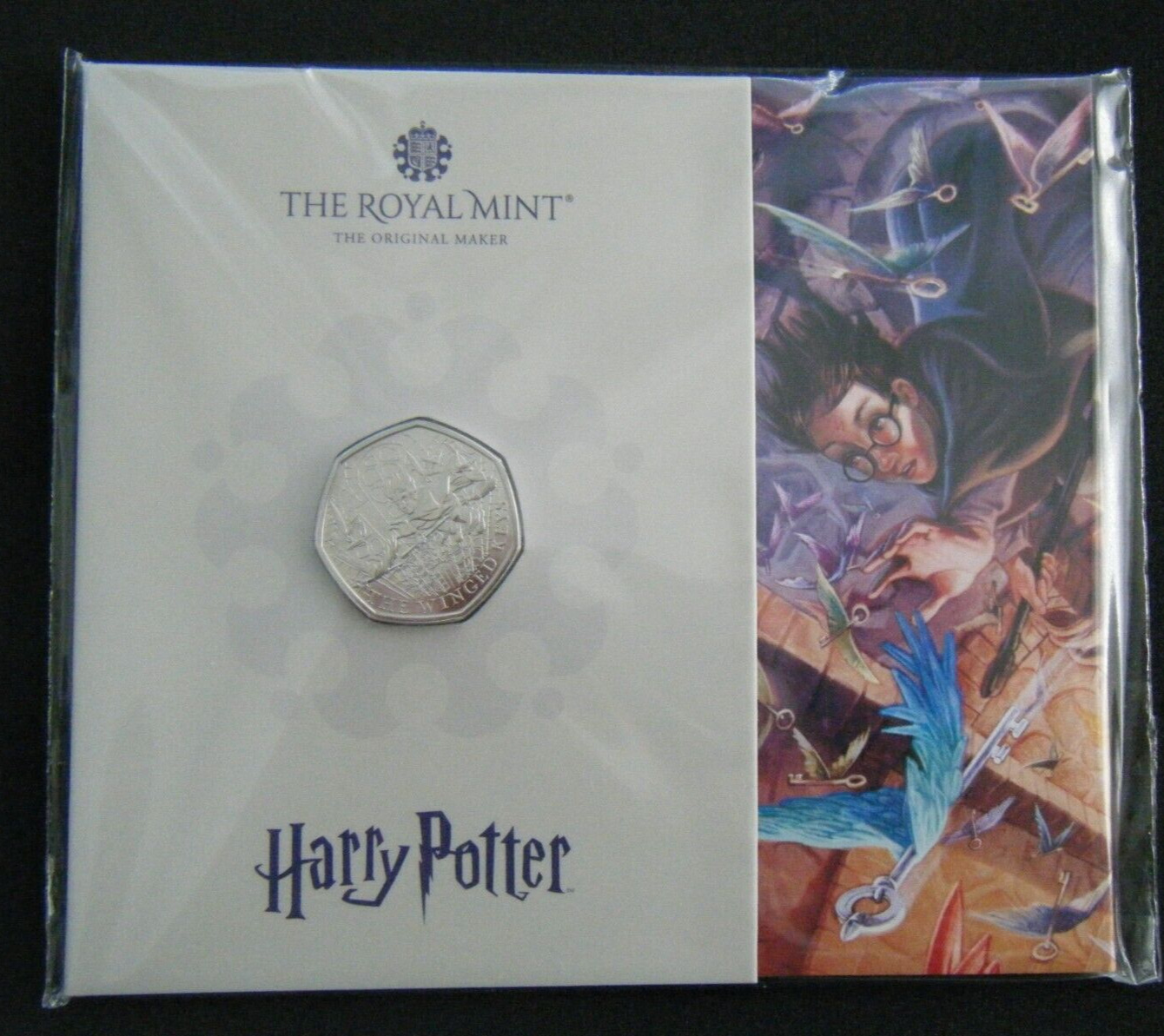 2024 Winged Keys Harry Potter 50p Fifty Pence Coin BU Pack - in stock