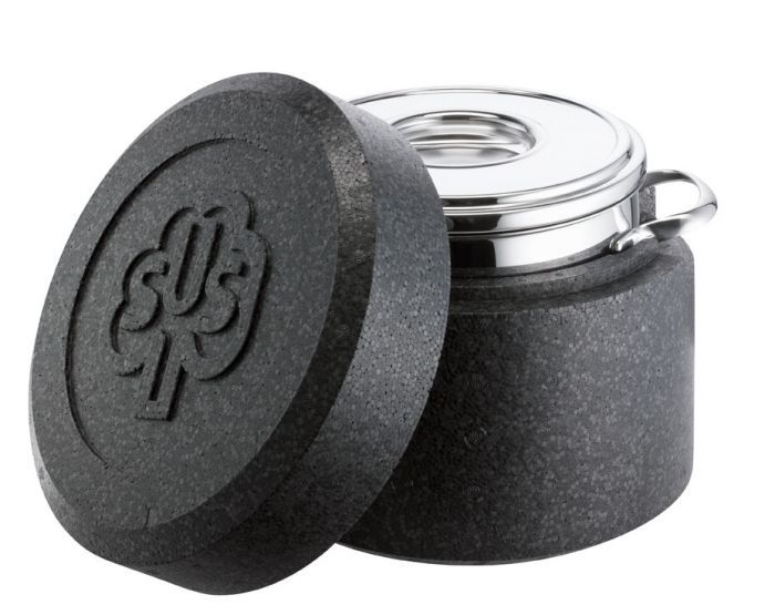 Schulte Ufer Kochtopf mit Thermobox Thermotopf Kochkiste 18 cm Edelstahl 2,5 L