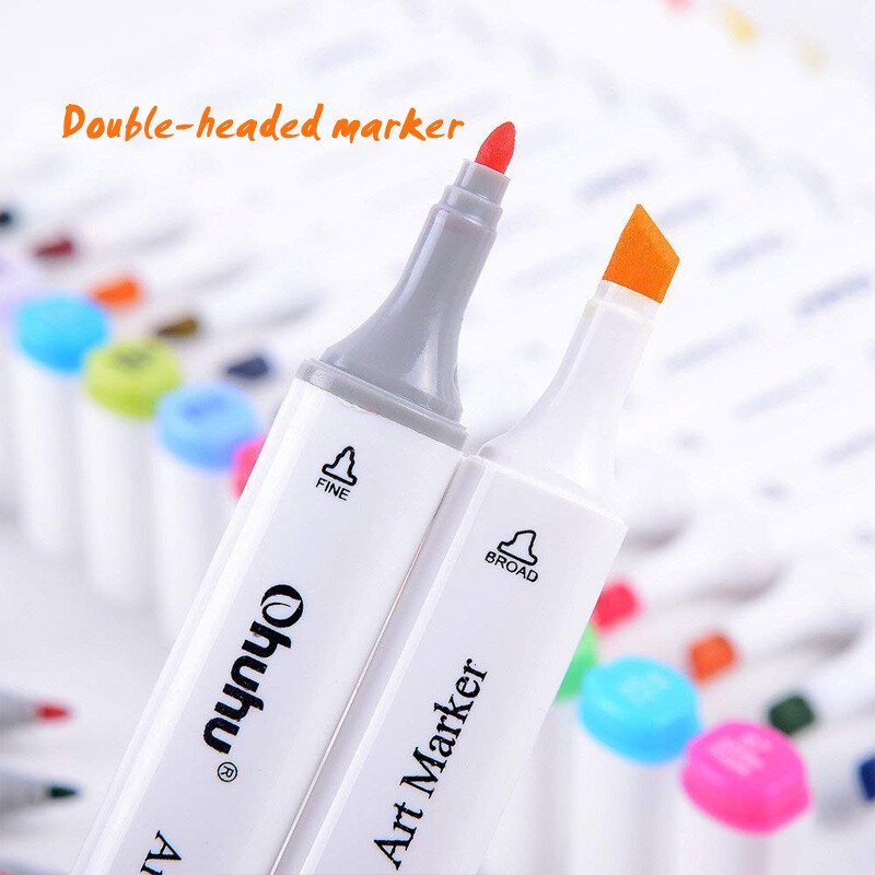 Ohuhu 40/60/80/100/120 Colors Dual Tips Art Markers Perfect Christmas Gift