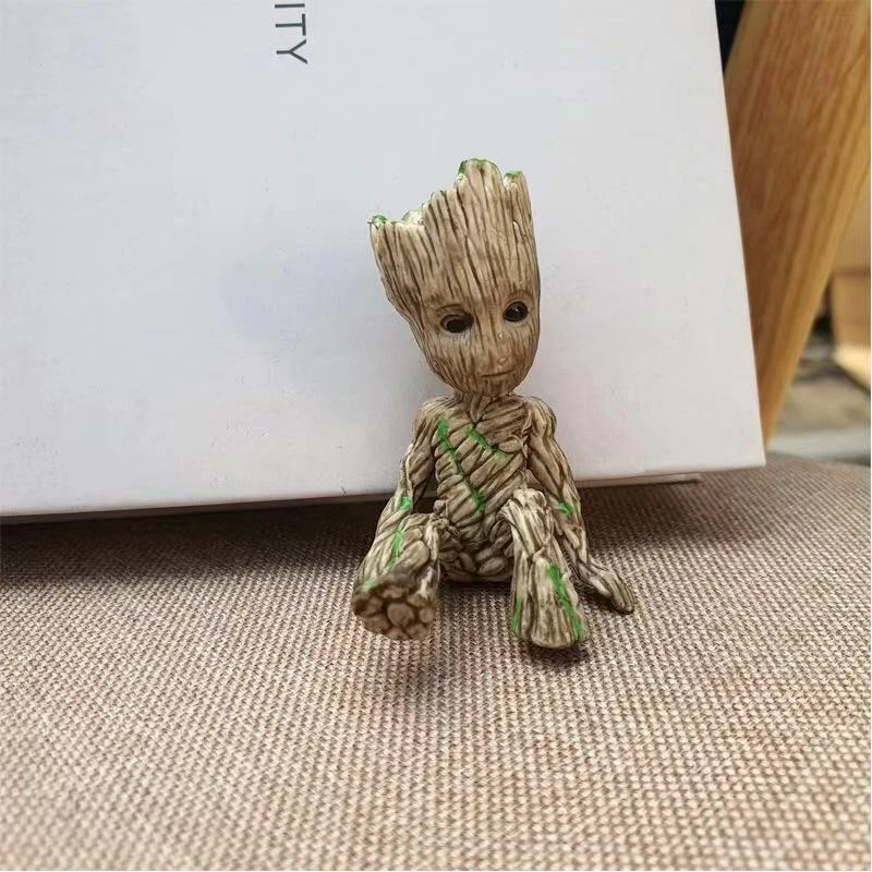 Figura Baby Groot Guardianes de la Galaxia 2 Hombre Árbol Bebé Modelo Juguete Regalo Foto 4 de 4