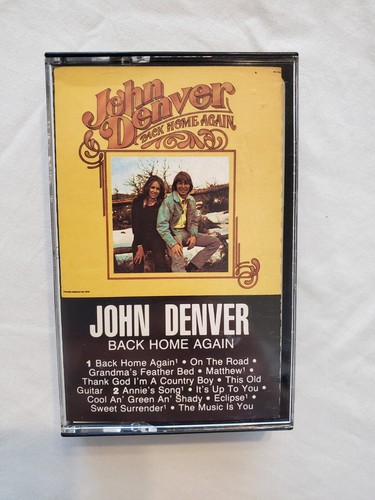 John Denver Back Home Again (RCA Records CPK1-0548 1974 Cassette)