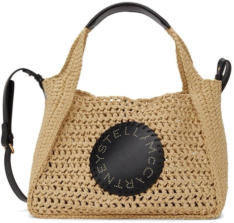 Stella McCartney — STELLA MCCARTNEY- Beige Raffia Tote