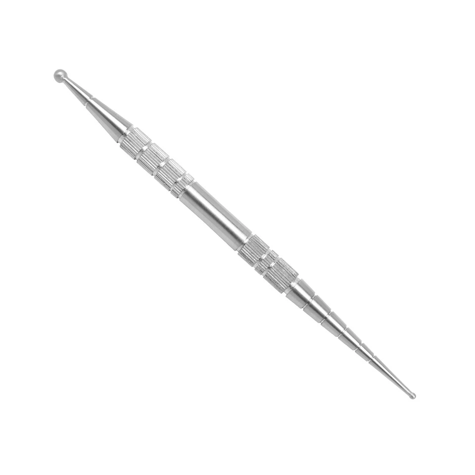 MASAKO INSTRUMENTE Akupressur Stift Massage Pen mit zwei Kugeln an Enden Edelstahl RF 13 cm