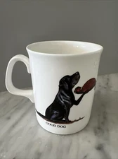 Bryn Parry Studios Mug Good Dog Bad Dog Bird Pheasant Hunting Theme Lab Spaniel