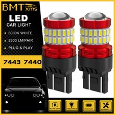 2x 7443 7440 Led White Backup Reverse Light Bulb For Jeep Compass 2011-2022 2x 7443 7440 Led White Backup Reverse Light Bulb For Jeep Compass 2011-2022