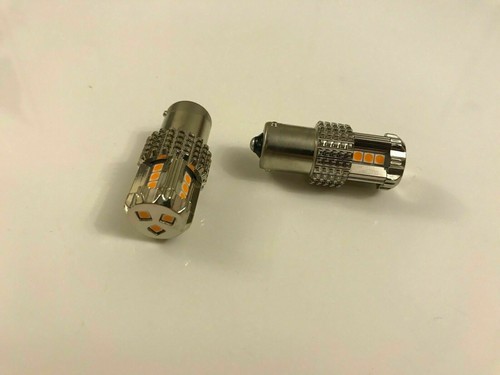 2 Pz BAU15S LED Canbus Ambra 1156 PY21W BA15S P21W Lampadina A LED Error Free No Hyperflash Indicatore Di Direzione Per Auto Lampada Arancione - Foto 13