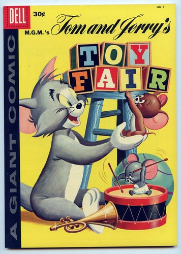 Tom and Jerrys Toy Fair #1 M.G.M. Silver Age 1958 NM- 9.2 DELL FILE COPY - Bild 1 von 2