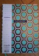 Top Flight Journal Notebook. Teal. Ribbon Bookmark. Lined Pages.